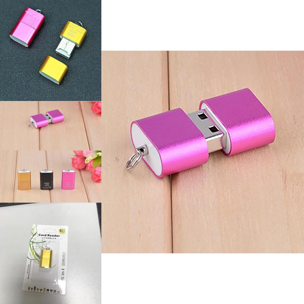 Мини USB Портативный 20 Карт Памяти Micro SD TF T-Flash Устройство Чтения Адаптер Флеш