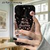 Phone Case: 2D flat design suitable for iPhone 18, 17, 16, 15, 14, 13 Pro film protective case, couple style, snow scene, Christmas and Halloween gift