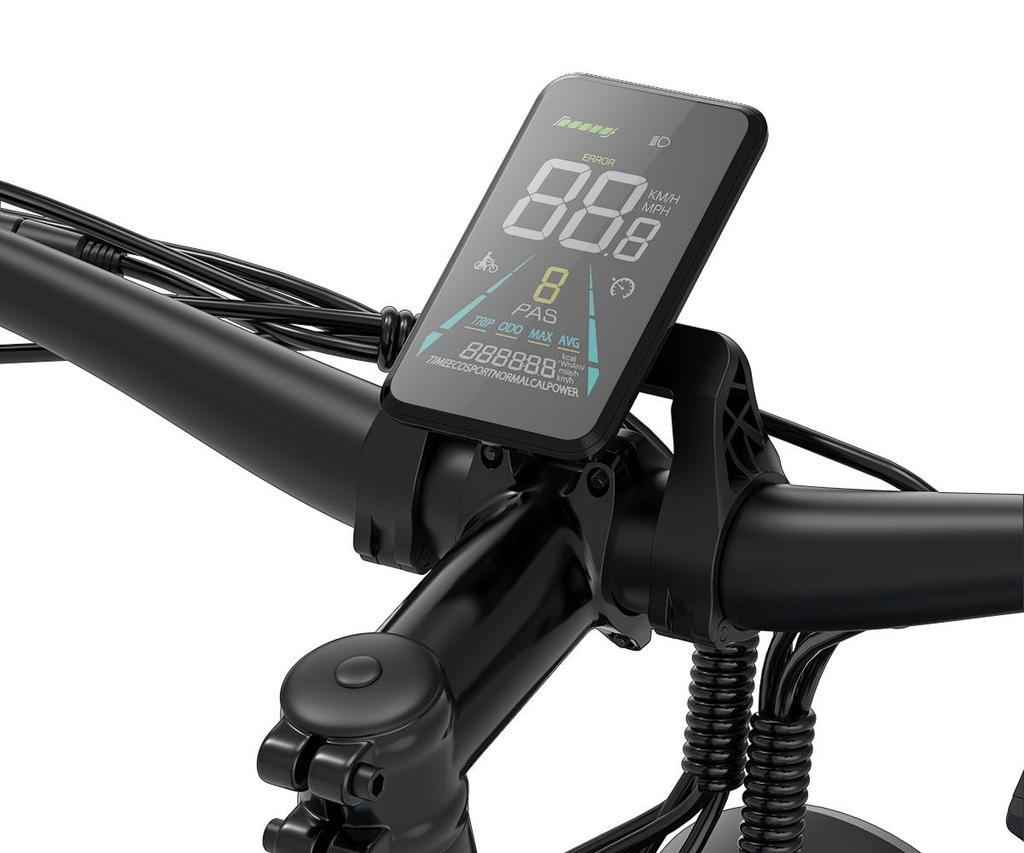 VITILAN H5 Adult electric bicycles equipped with 1000W dual motors (peak 2500W) 52V 25Ah high-capacity removable battery.