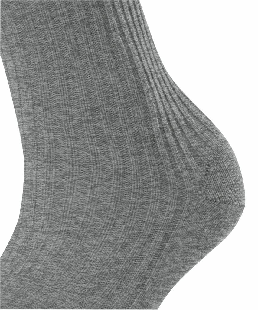 [FALKE] Женские кашемировые носки в рубчик, теплый цвет, 46590 COSY WOOL BOOT 35-38 3399 GREYMIX [Авторизованный продавец]