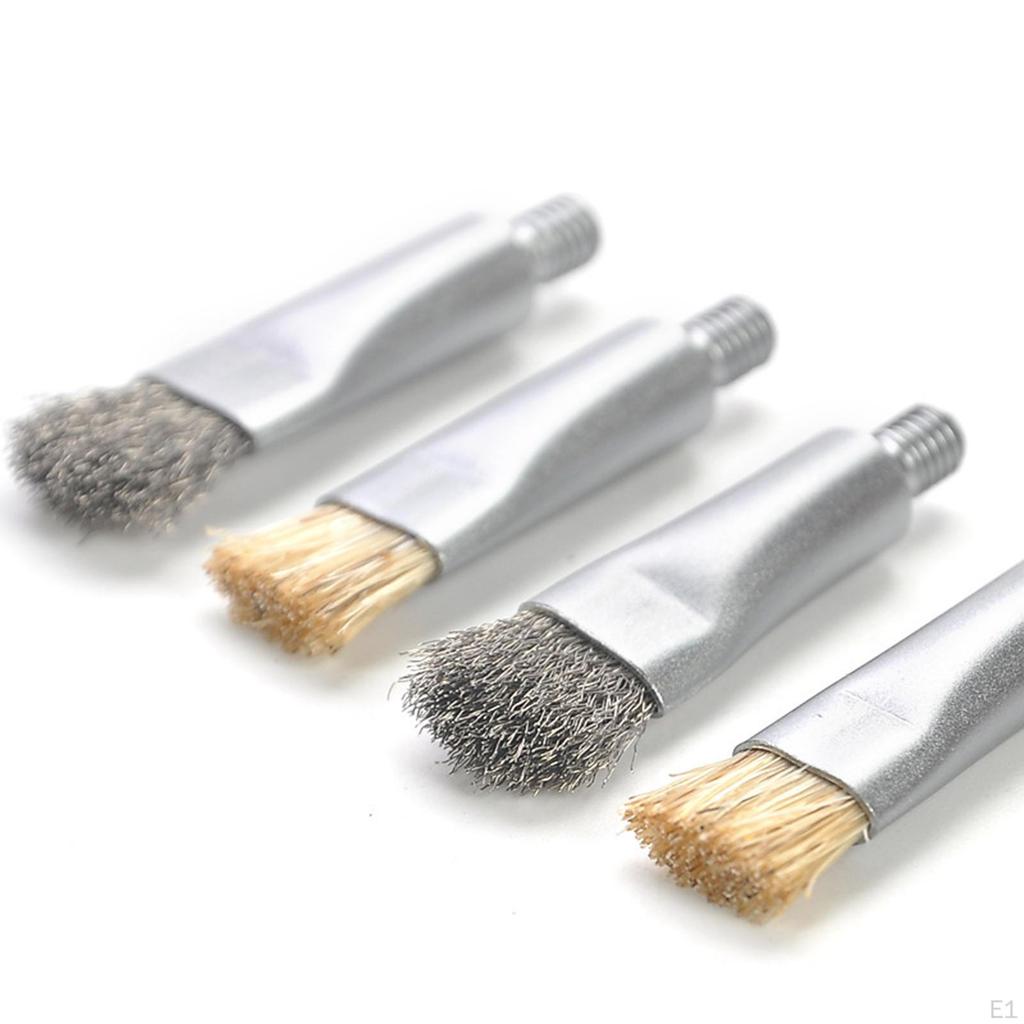 4x щетки для чистки материнской платы телефона, эффективный и практичный прочный клей для удаления