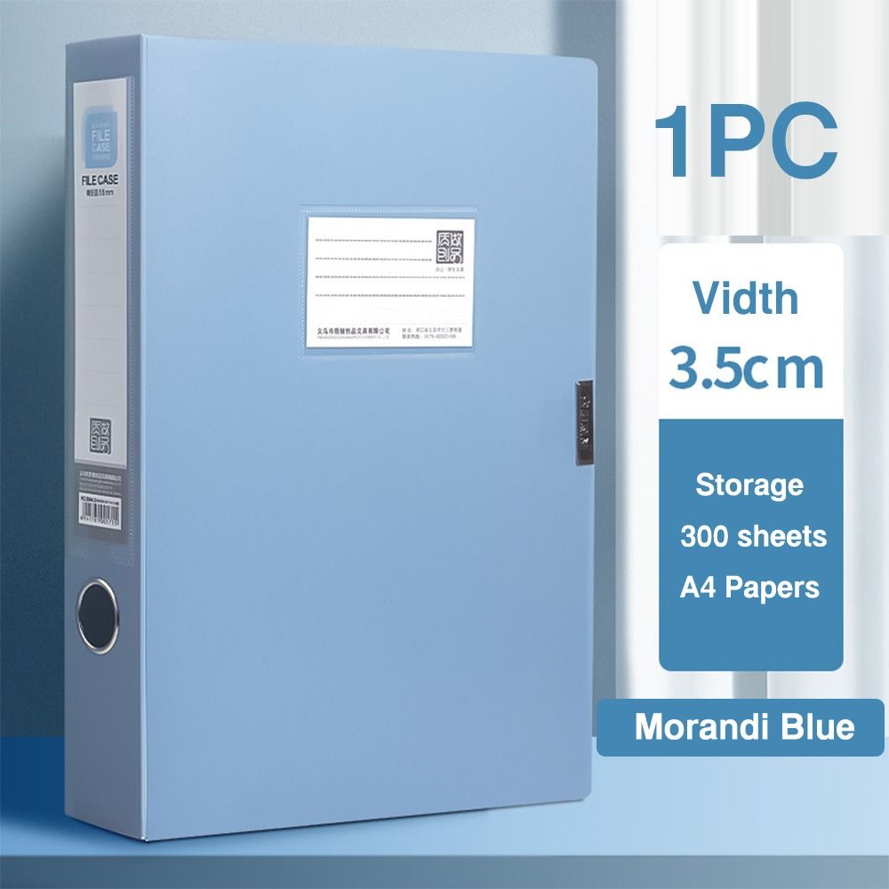 Morandi/Retro Color A4 File Folder Thickened File Bag High Quality Document Bag Student Gift