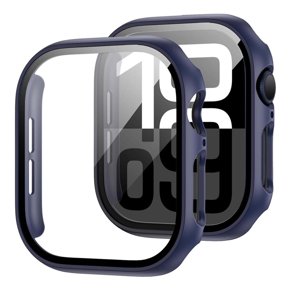 Защитная пленка для корпуса Apple Watch 10 9 8 7 6 5 4 SE 46мм 42мм 45мм 44мм 41мм 40мм Закаленное стекло PC Бампер Чехол Защитные