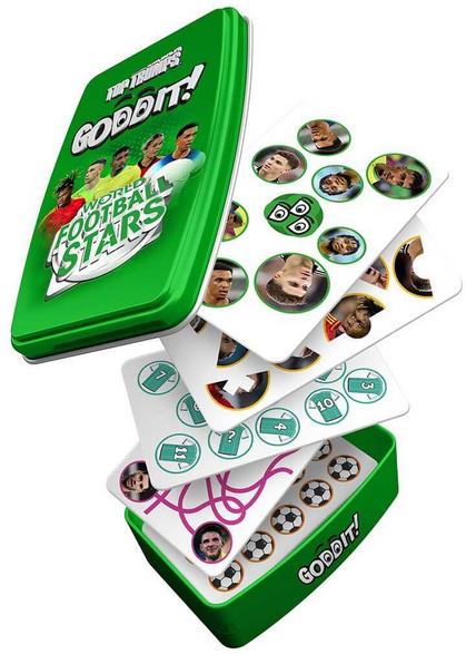 Winning Moves Goddit World Football Stars Card Game, Multicolor