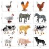 Mini Farm Animal Simulation Toy: Chickens, Ducks, Geese, Horses, and Cows