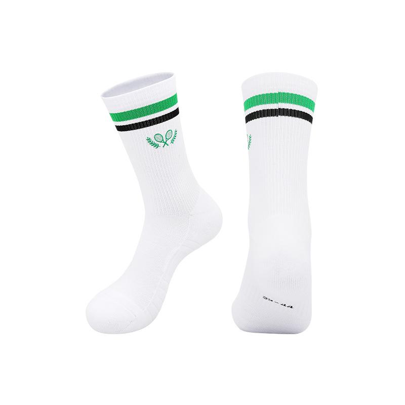 Non-Slip Cushioning Professional Tennis Socks Breathable Sweat-Absorbing Towel Bottom Sports Tube Socks Training Socks