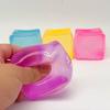 Mini Ice Cube Squeeze Toy Stress Anxiety Relief Cube Sensory Toy Teens Adults Portable Soft TPR Cube Pinch Toy