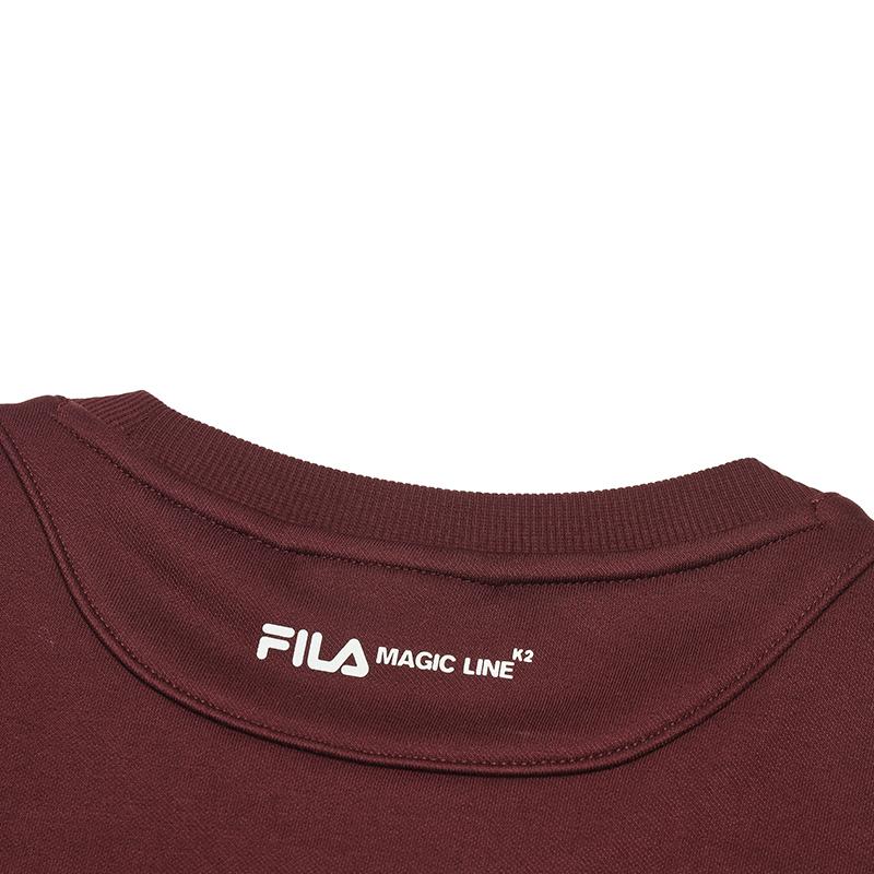 Новая мужская толстовка FILA ORIGINALE Tree Port бордового цвета F11M449211FWI