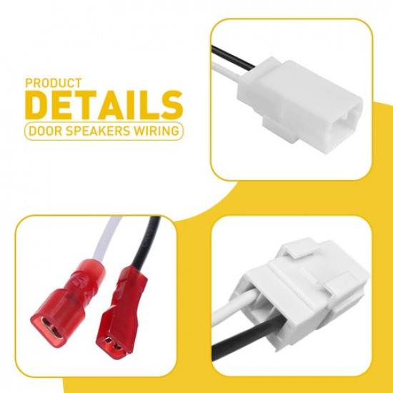 4 шт. Автомобильный 72-6514 Разъем-адаптер жгута проводов дверного динамика для Dodge Journey Jeep