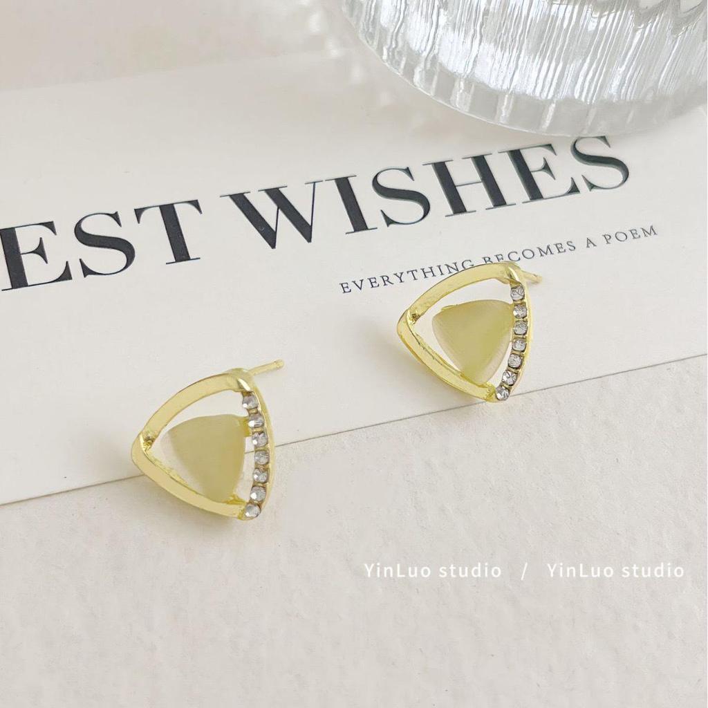 «Серьги-иглы Майяра 925»: "Янтарный жемчуг в стиле ретро для осени/зимы"