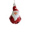 Cute Christmas Santa Bell Pendant Resin/Iron Xmas Tree Pendant  New Year