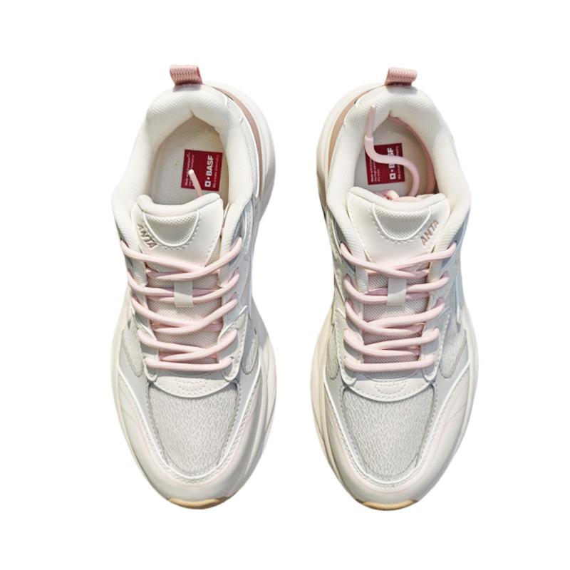 Anta Cloud Rising Breathable Height Increasing Low top Chunky Sneakers Women's 122538882R-4