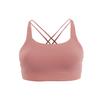 Спортивный бюстгальтер Swoosh Luxe со средней поддержкой, женское нижнее белье, цвет ржавчины-розовый CJ0545-685