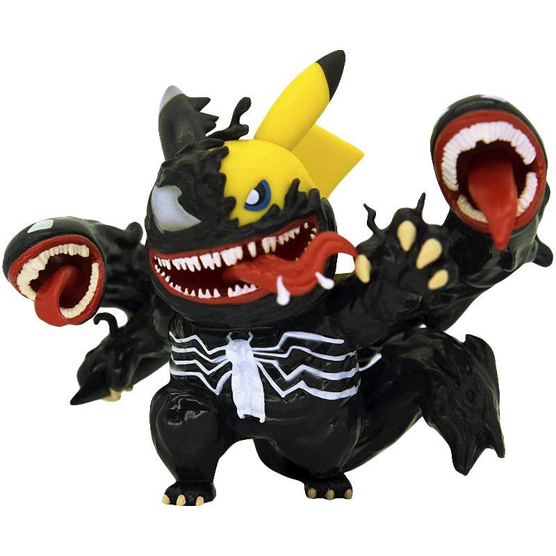 Adorable Venom Carnage Pikachu Action Figure High-quality Anime Toy Model For Kids