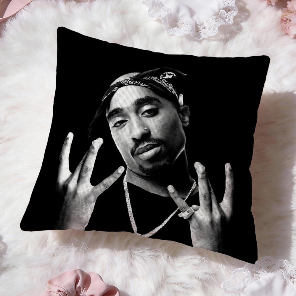 2P-PAC Tupac S-Shakur Наволочка-подушка Премиум Комфорт Двусторонняя Подушка - Дизайн "Два в одном" для Любой Комнаты и Салона Автомобиля