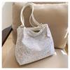 Large Capacity Bag Women's Summer Versatile New Casual Shoulder Bag Sequined Student Tote Bag