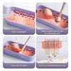 Box Portable Brush Storage Organizer Cosmetic Brush Washer Machine Eyebrow Pencil Makeup
