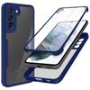 Case - BOOLING - for Samsung S21 Plus - Navy Blue - 360° Protection - Anti-Scratch - Rigid