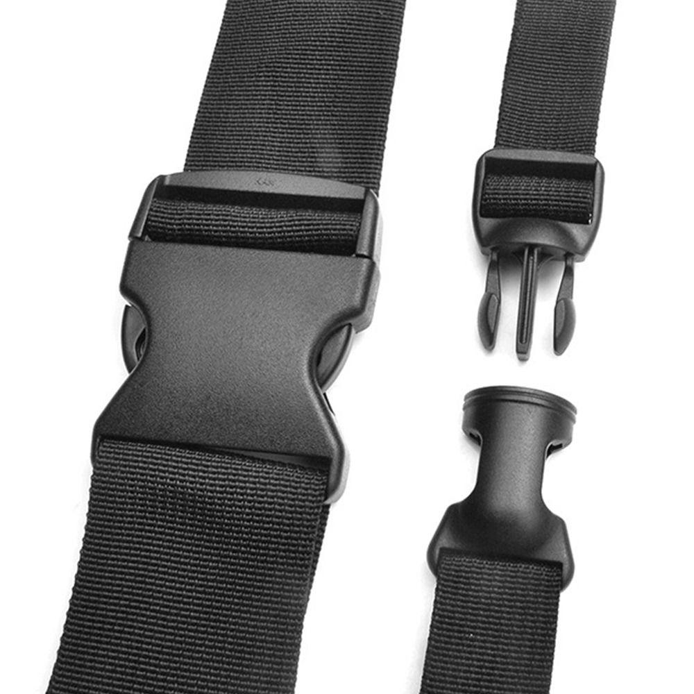 2pcs Black Paracord Bracelet Buckle Plastic Side Release Buckles Curved Buckle Lock Outdoor Tool