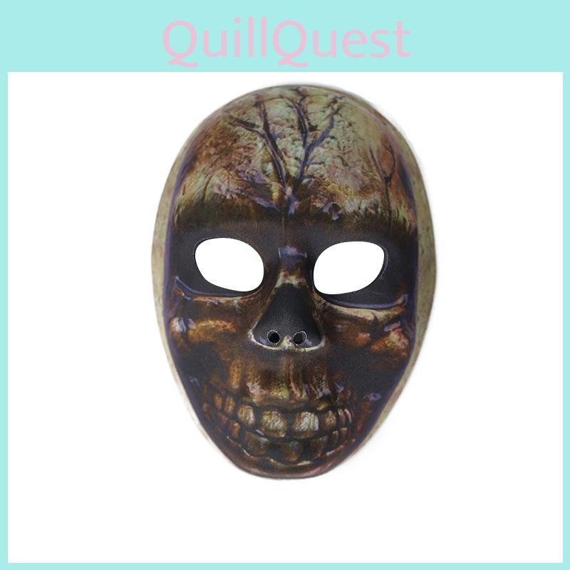 Halloween Costume Mask Material With Spooky Skull Designs For Costume Events And Stage Shows
