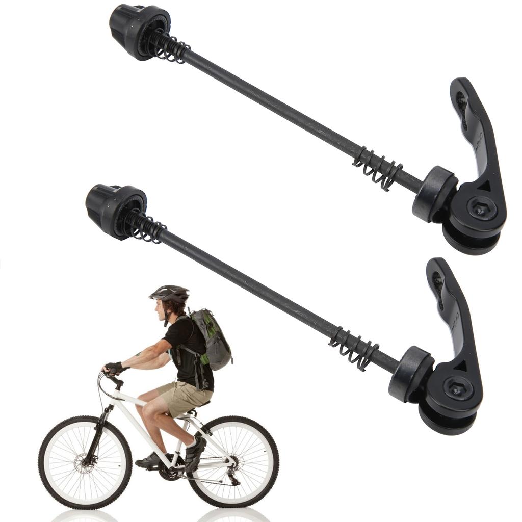 2Set Mountain Bike Front Quick Release Skewers Bicycle Front Axle Hollow Hub Accessory