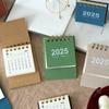 Украшение для дома Мини-календарь Плотная бумага Настольные украшения 2025 Ежедневник