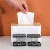 1Pc Tissue Box Spring Elastic Holder Artifact Drawer Paper Box Spring Holder