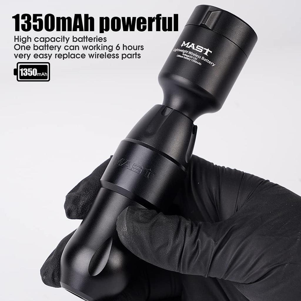 Роторная машина для татуировки с поворотной мачтой с беспроводным аккумулятором T1, принадлежности для татуировки