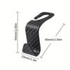4pcs Universal Auto Seat Headrest Hook Storage Hanger Car Vehicle Back Seat Organizer Holder Car Interior Accessories