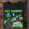 НОВЫЙ SCOTT BLOOMQUIST 1963-2024 Подарок для фаната Черная футболка Унисекс футболка