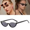 Hip Hop Small Half Frame Sunglasses Women Cat Eye Sun Glasses Trendy Eyewear Street Shot Sunglasses Personalized Candy Color