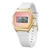 ICE WATCH Officially Imported Watch ICE Digit Retro Sunset 32mm Silicone Rubber Belt 022716 Ladies White Dreamscape