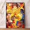 Canvas Art Wall Painting One Piece Set of Luffy Anime Pudding Christmas Decoration Prints and Prints