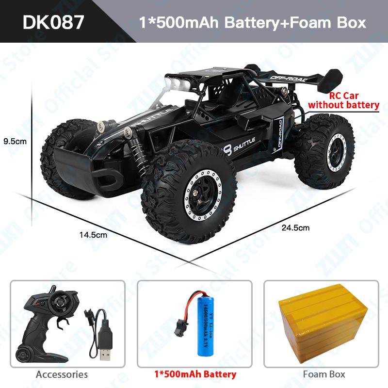 ЗВН 1:16/1:20 2.4G Модель RC Машины Со Светодиодной Подсветкой 2WD Внедорожник Дистанционного Управления Альпинистское Транспортное Средство Уличные Машины Игрушки Подарки для Детей