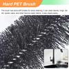 Flexible Bendable Gutter Cleaning Brush Head With Steel Wire For Efficient Debris Removal Drainage Systems Cleaning Tool