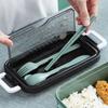 Портативный ланч-бокс Bento для школьников, офисных работников, 3 слоя, микроволновая печь, подогрев, контейнер для обеда, коробка для хранения еды