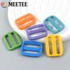 20/50 шт. Meetee 15-25 мм Пластиковые кольца-пряжки для рюкзака Трехщелевая пряжка-слайдер Регулируемая пряжка для ременной ленты Швейный аксессуар