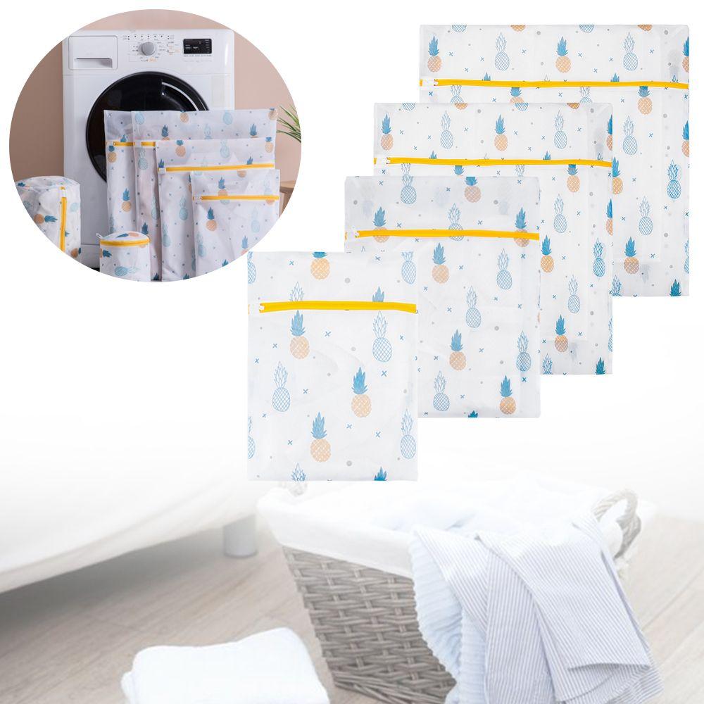 Носок Принт Ананасовый Кактус Чехол для стиральной машины Мешок для стирки Уход за нижним бельем Сумки для хранения бюстгальтеров
