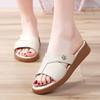 Womens's Chunky Platform Wedge Slides Lightweight Sandals Slip On Summer Beach Dress Shoes Slippers Comfort Arch Support Open Toe Sandals for Women