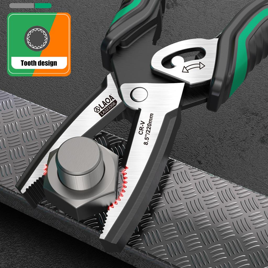 Эксцентриковые плоскогубцы-кусачки 8,5 дюймов Высокопрочная сталь Кабелерез для электриков Инструмент для обжима и энтузиастов DIY