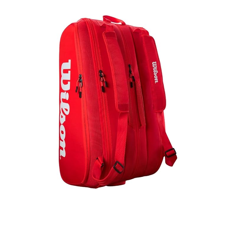 Сумка для теннисной/бадминтонной ракетки Wilson Super PK Красная (СУПЕР ТУР 15 ПК)