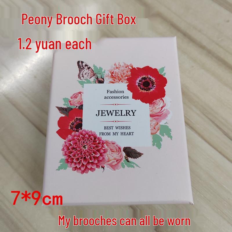 Autumn-Winter Brooch Corsage: Women's Cardigan & Scarf Pin with Bauhinia Buckle.