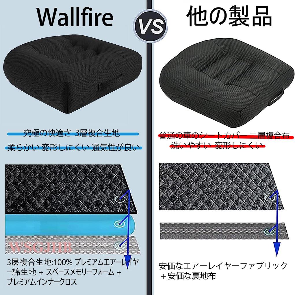 Wallfire Seat Chair Car Seat Seat No Butt Car Driver Back Pain Car Seat No Back Cover For Home Birthday Gift No Butt Pain Suitable for Respect for the