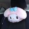 Cute Cartoon Car Headrest Neck Protection Pillow Cushion Girls' Car Interior Lumbar Pillow