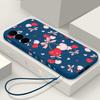 Чехол с рисунком из мультяшных бантиков для Samsung S26 S25 Ultra S24 S23 S22 Plus S21 FE A15 A16 A17 A35 A36 A54 A55 A56 5G Мягкая силиконовая крышка