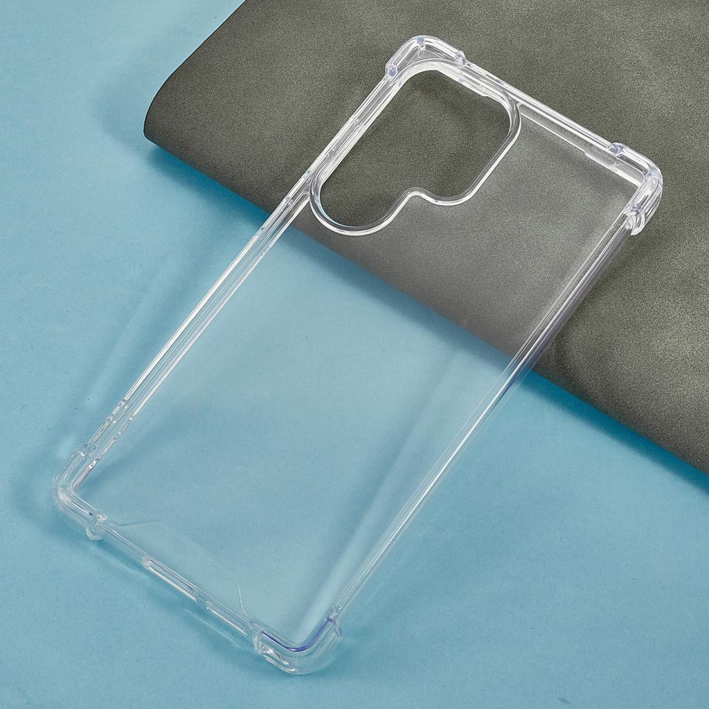 For Samsung Galaxy S25 Ultra Clear Phone Case TPU + Acrylic 1.5mm Shockproof Back Cover