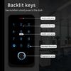 Tuya Bluetooth Клавиатура контроля доступа с подсветкой и сенсорным управлением IP65 Водонепроницаемая RFID 13,56 МГц Клавиатура Биометрический сканер отпечатков пальцев Открыватель двери