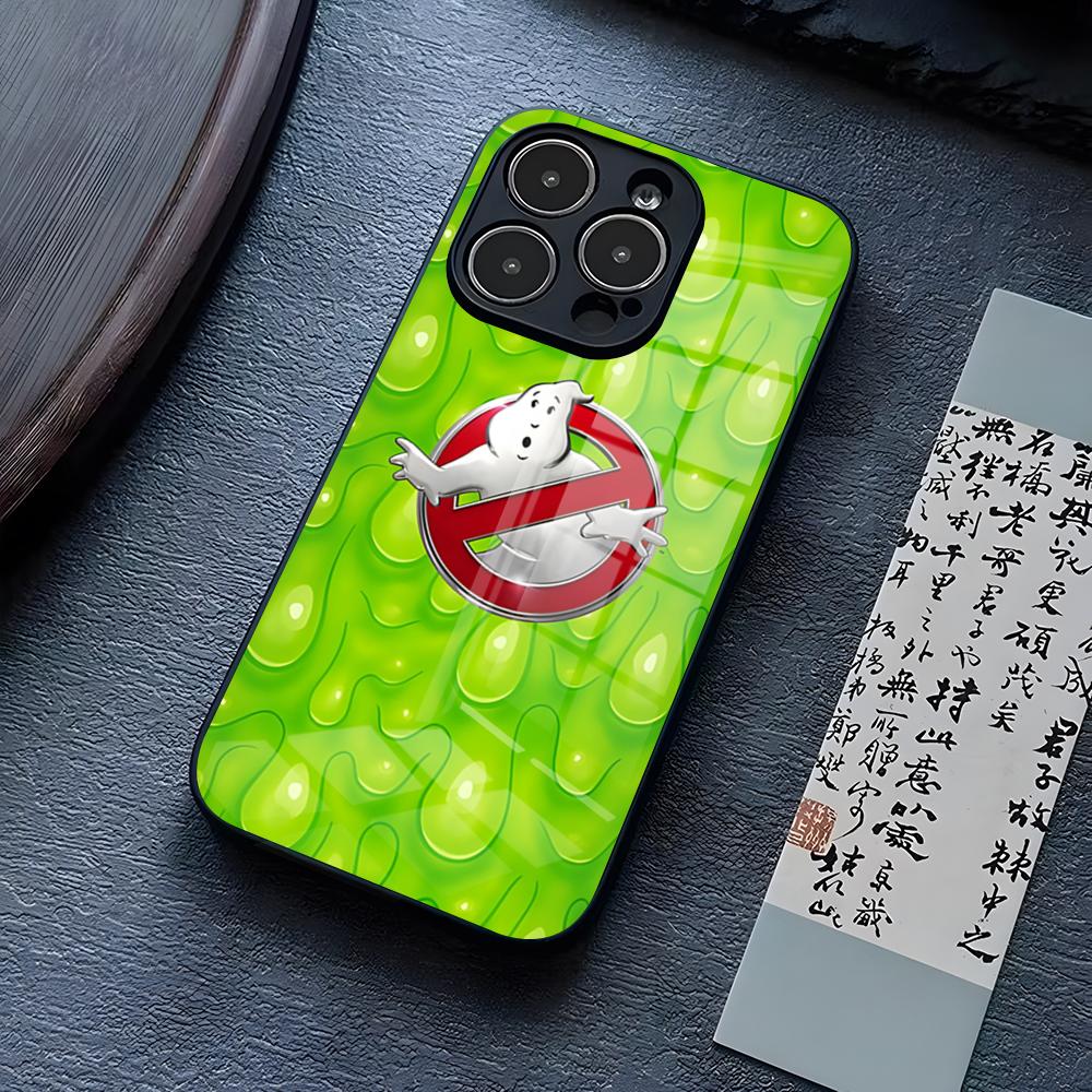 E-Extreme G-Ghostbusters Phone Case For IPhone 16 Pro Max 17 14 15 Plus 13 Mini 11 12 X XR XS 8 7 Plus SE Glass Cover