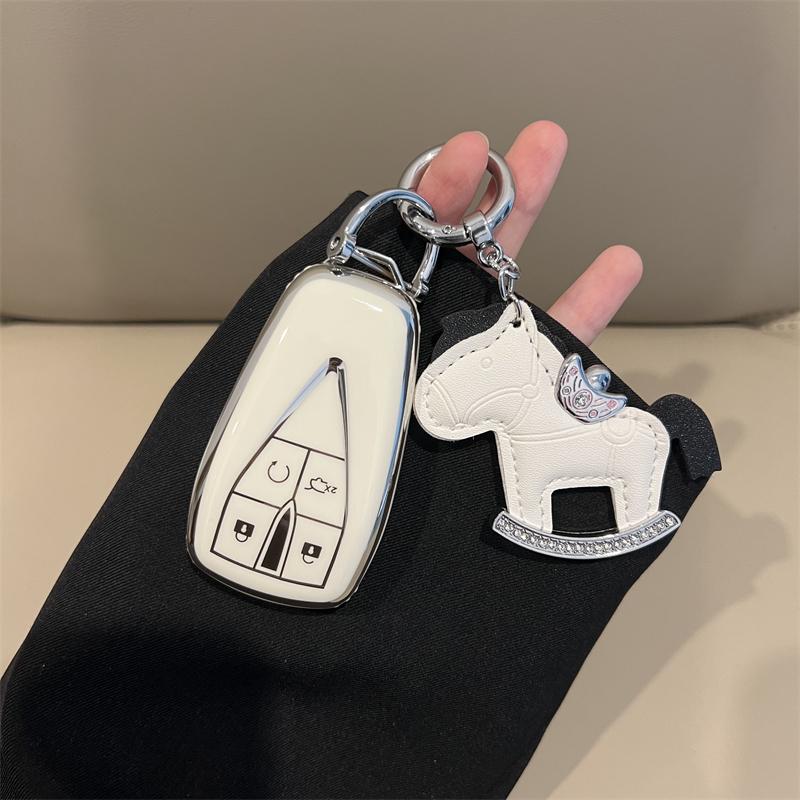 TPU Shell Fob For Changan CS75 PLUS CS35 PLUS CS55PLUS Eado UNI-T UNI K Oushang X5 X7 EV 2019 2020 Car Key Case Cover