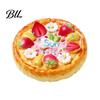 Synthetic Resin Decorations 2Pcs Mini Pizza Ornaments, Realistic Miniatures, Tiny Photography Props for Crafts Food Ornaments DIY Craft Project, Doll